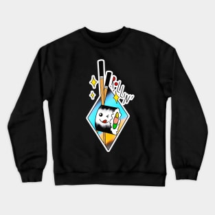 Kawaii sushi roll Crewneck Sweatshirt